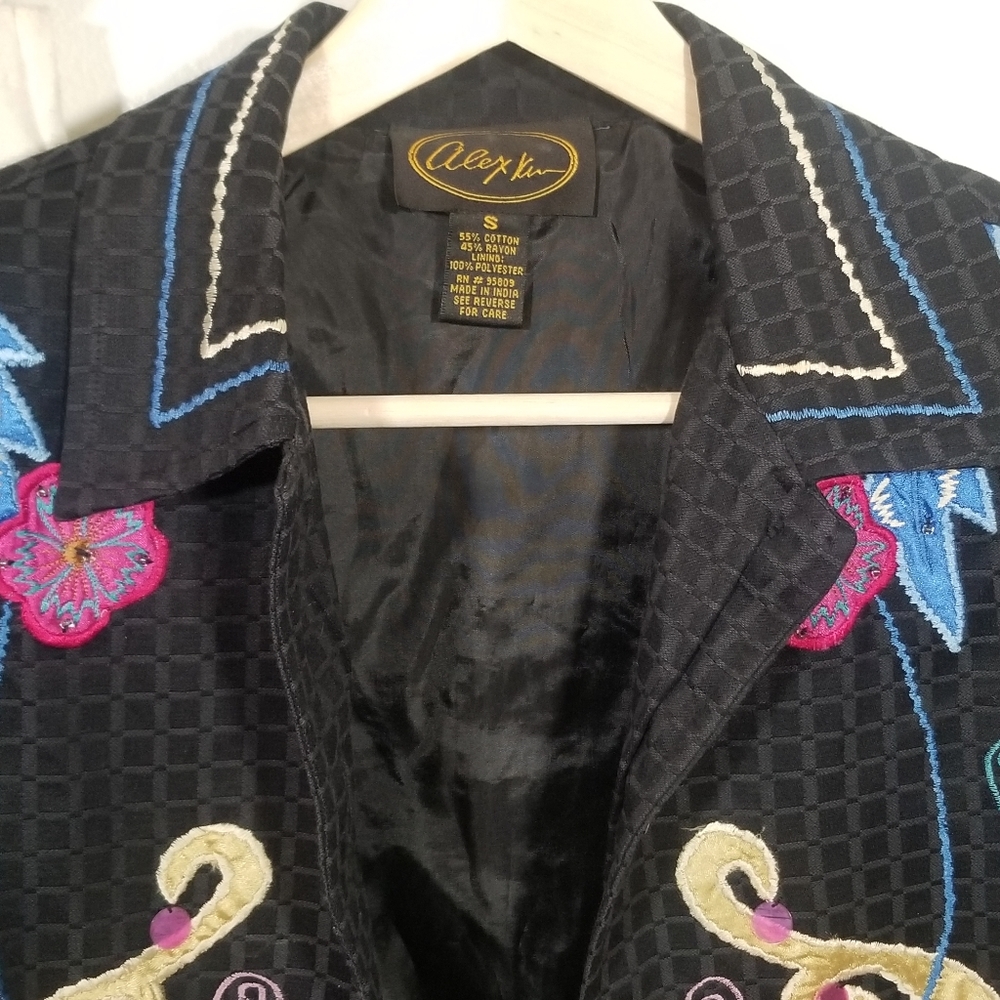 ALEX KU Small Artsy Embroidered Blazer - Picture 3 of 14